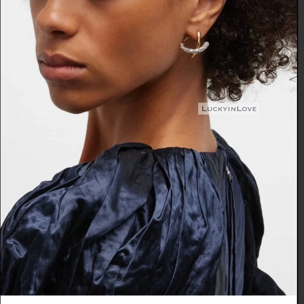 Alexis Bittar sculpted platinum